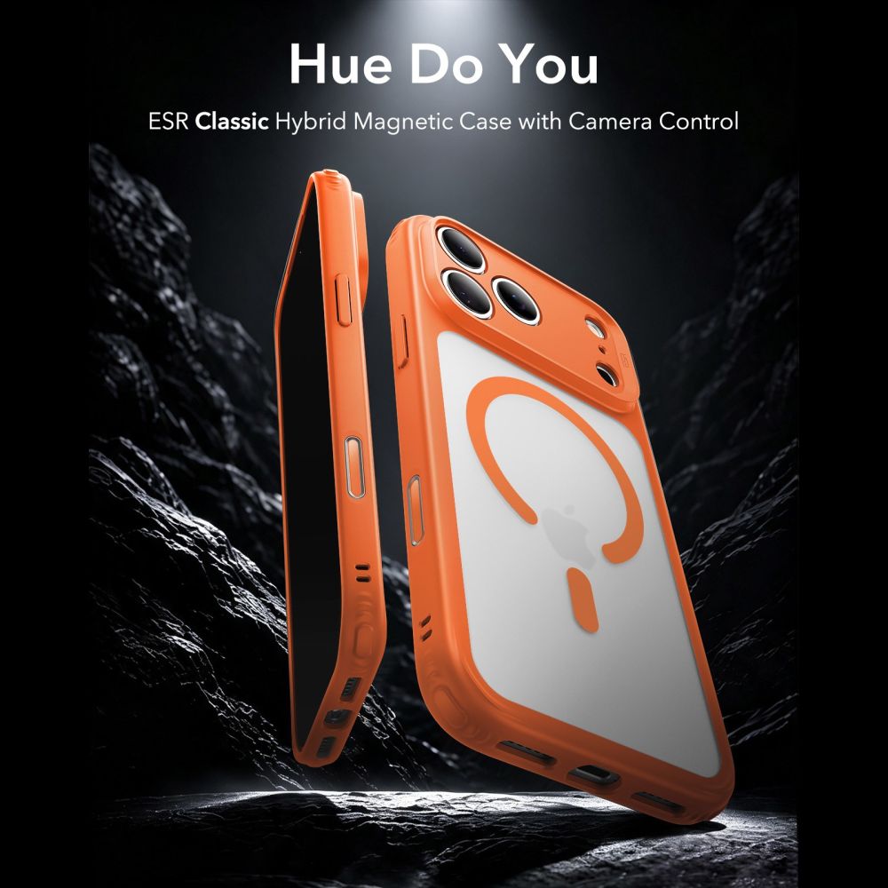 Esr Classic Hybrid Magsafe Iphone 17 Pro / 18 Pro Frosted Orange