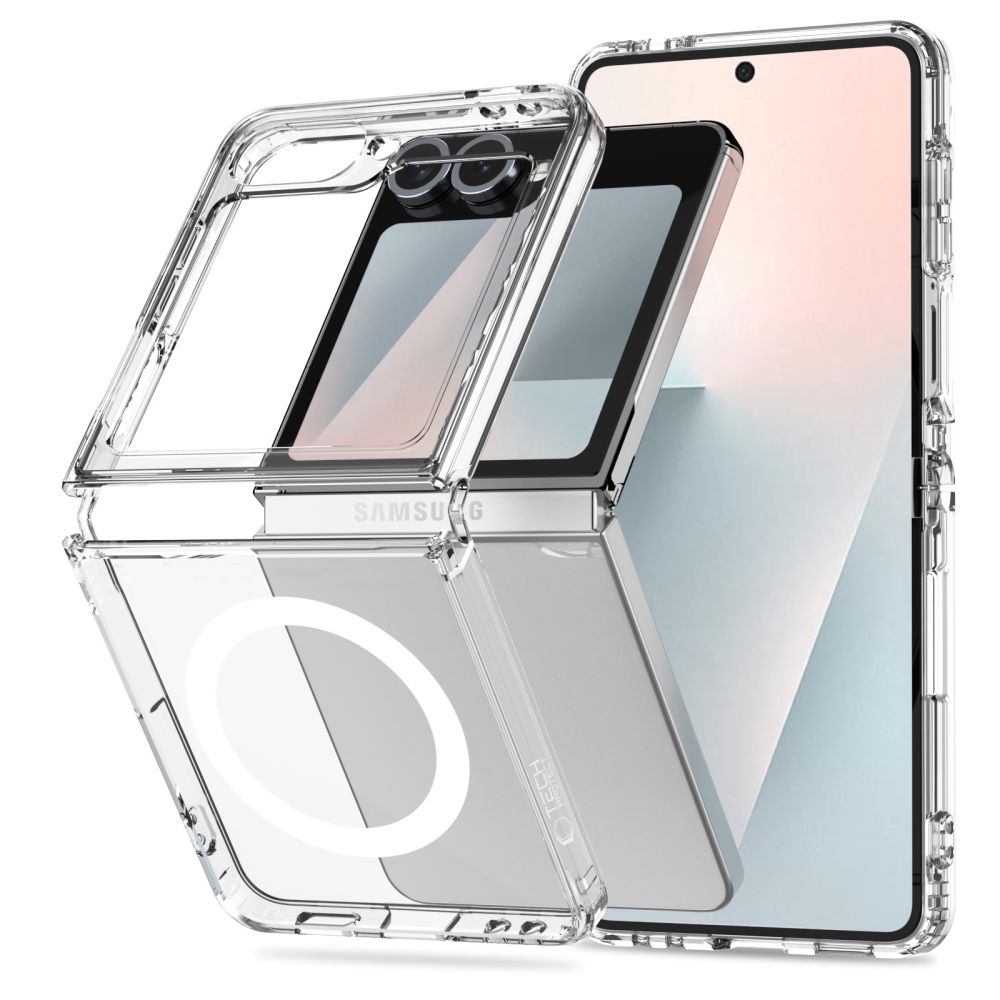 Tech Protect Flexair Hybrid Magsafe Galaxy Z Flip 6 / 7 Fe Clear