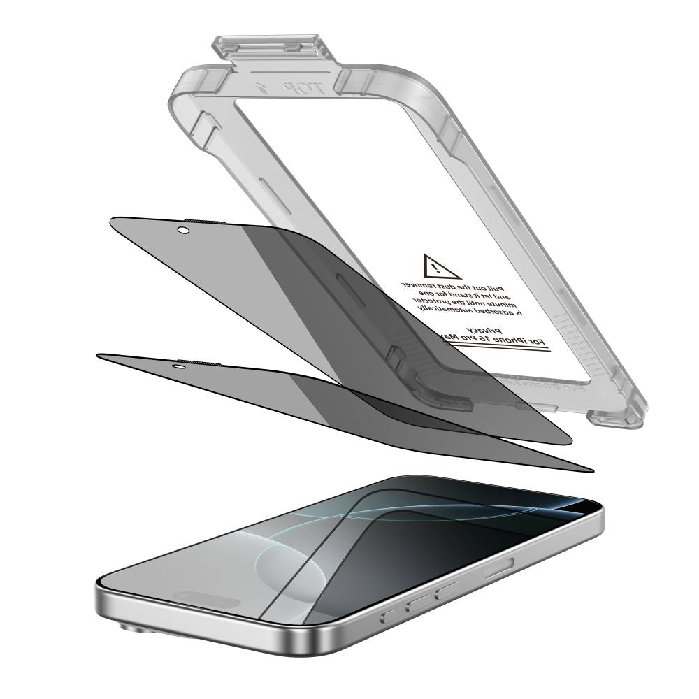 Privacyglas Tech Protect Quick Set Spy+ 2 Pack Iphone 16 Pro Max Privacy