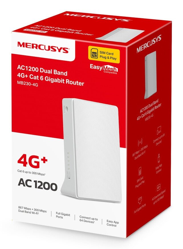 Mercusys MB230-4G Trådløs router