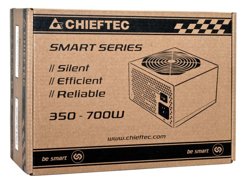 Chieftec Smart GPS-700A8 enhed til strømforsyning 700 W 20+4 pin ATX PS/2 Sort