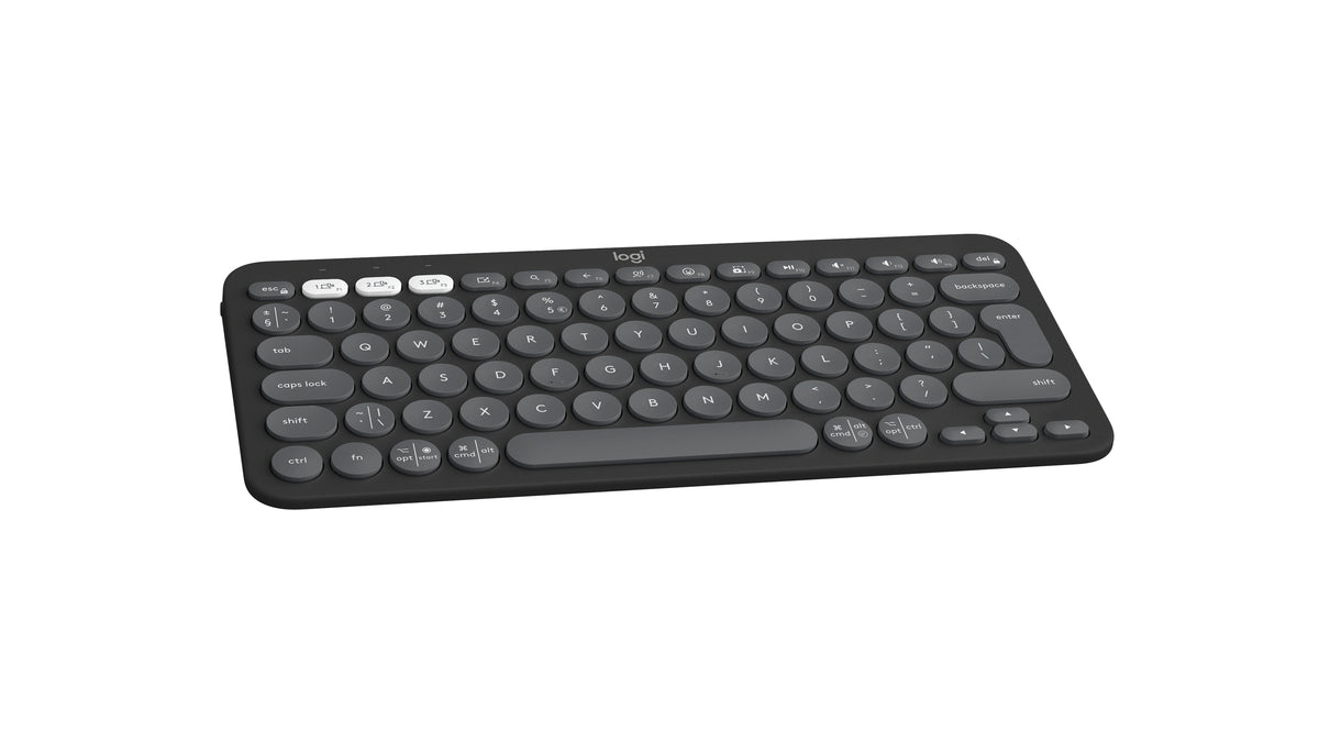 Logitech Pebble Keys 2 K380s Tastatur Saks Trådløs US International