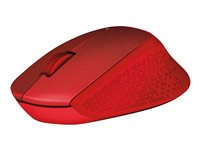 Logitech M330 SILENT PLUS Mekanisk Trådløs Rød