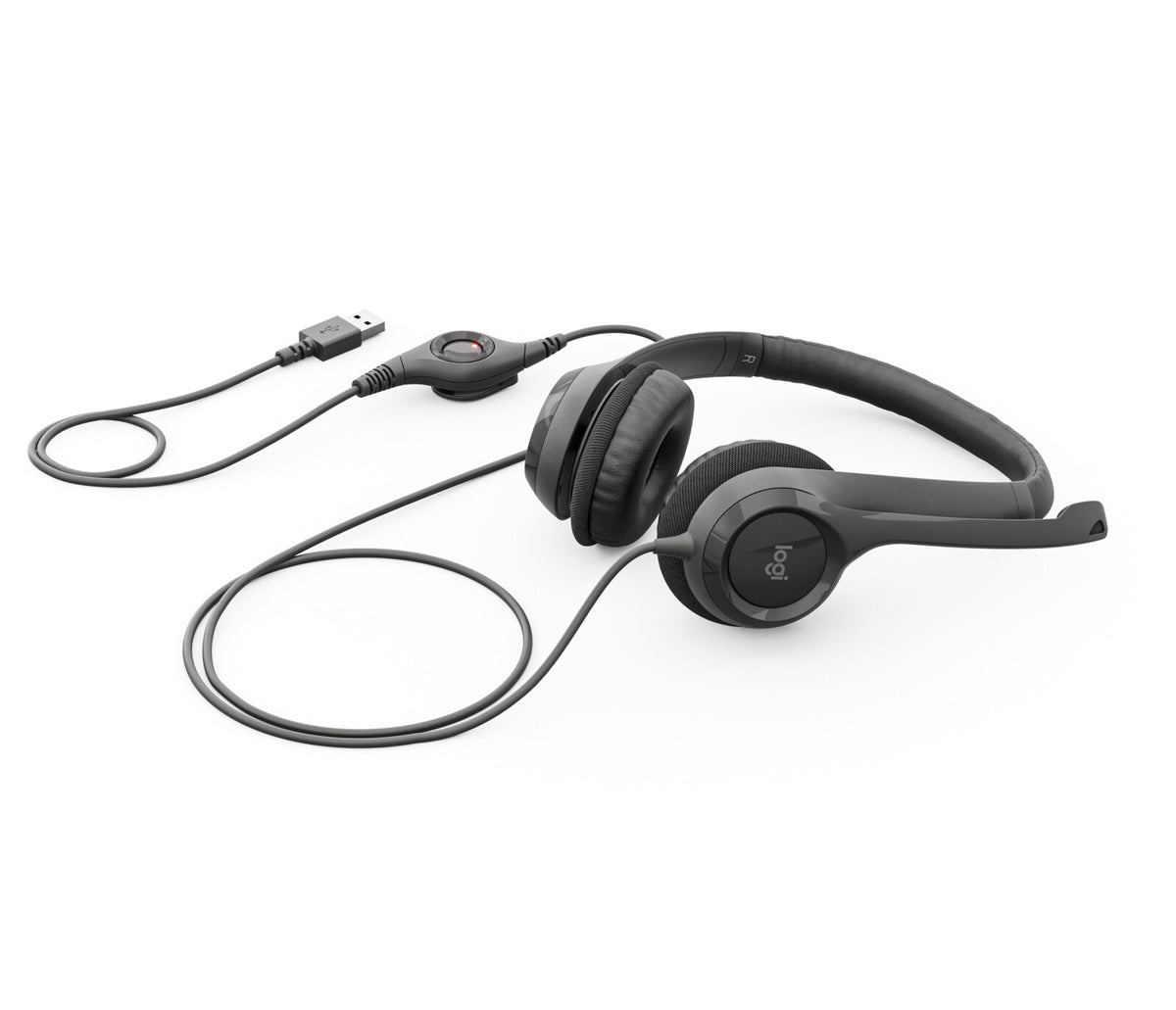 Logitech USB Headset H390 Kablet Høretelefoner