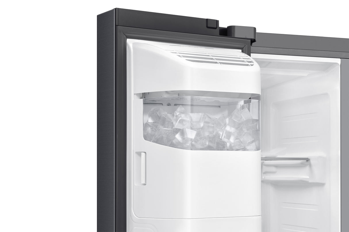 Samsung RS70F65KEF side-by-side køle-fryseskab Fritstående 640 L Sort