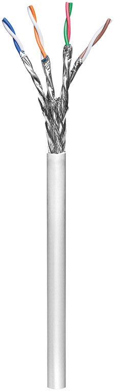 goobay CAT 6 SFTP, PiMF 100m Bulkkabel Grå