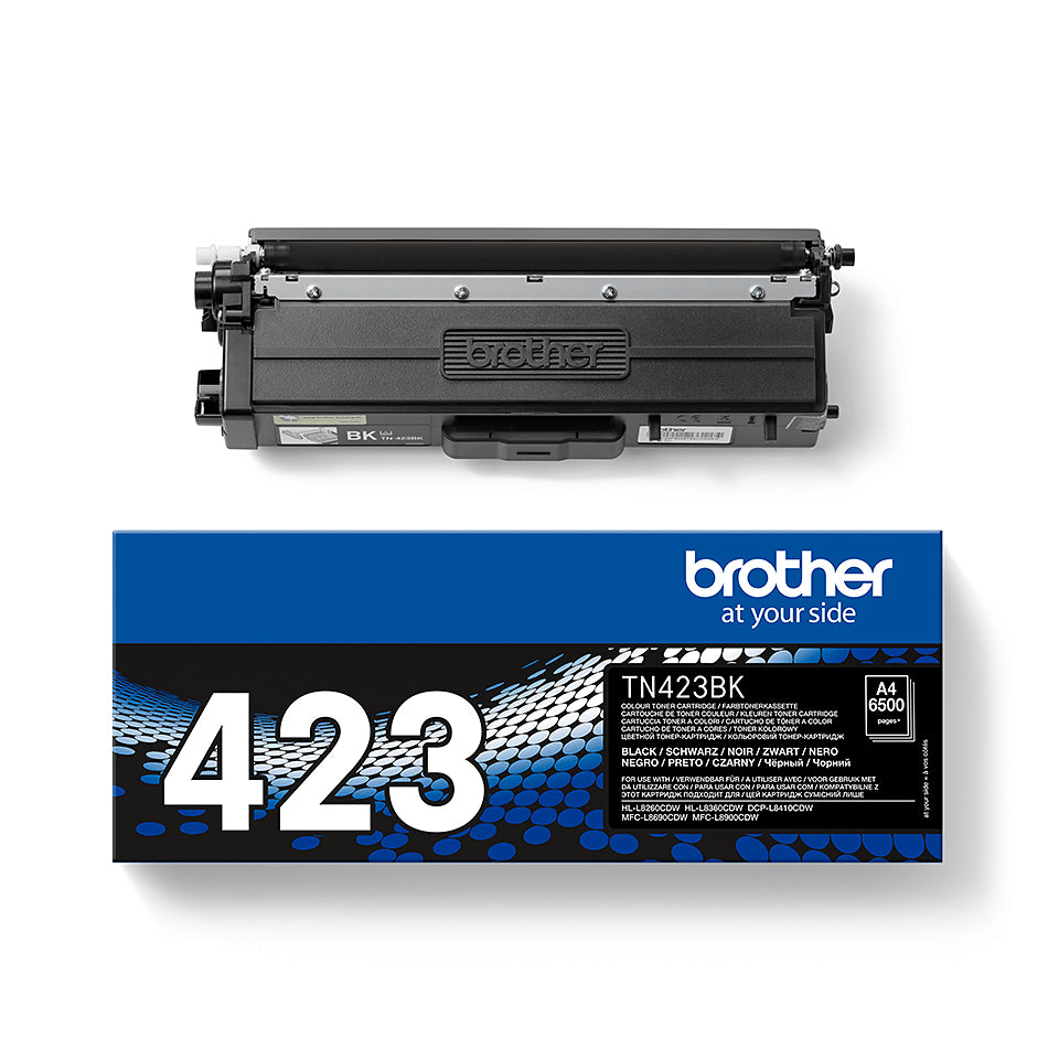 Brother TN-423BK tonerpatron 1 stk Original Sort