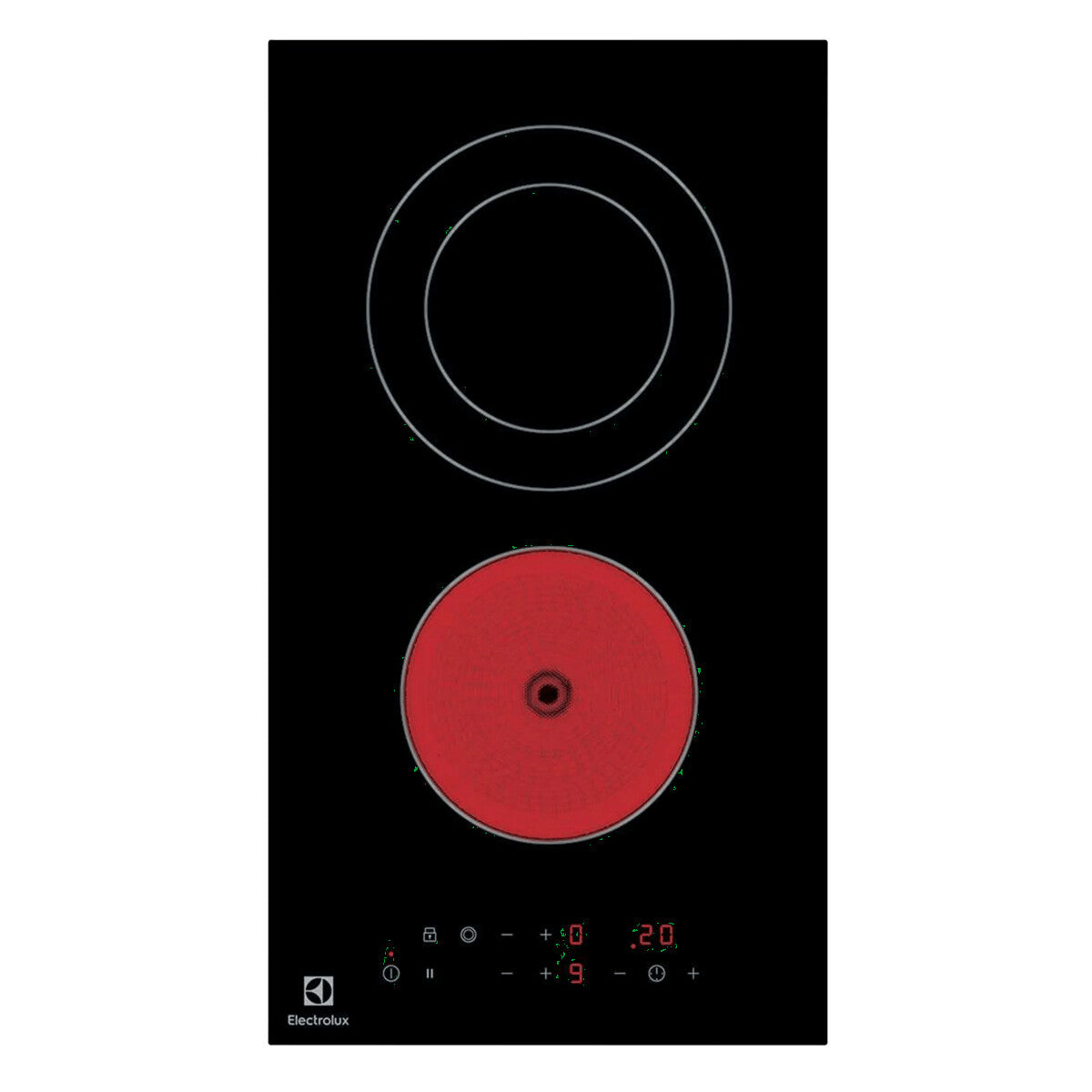 Electrolux LHR3233CK Sort Indbygget 29 cm Keramisk 2 zone(s)