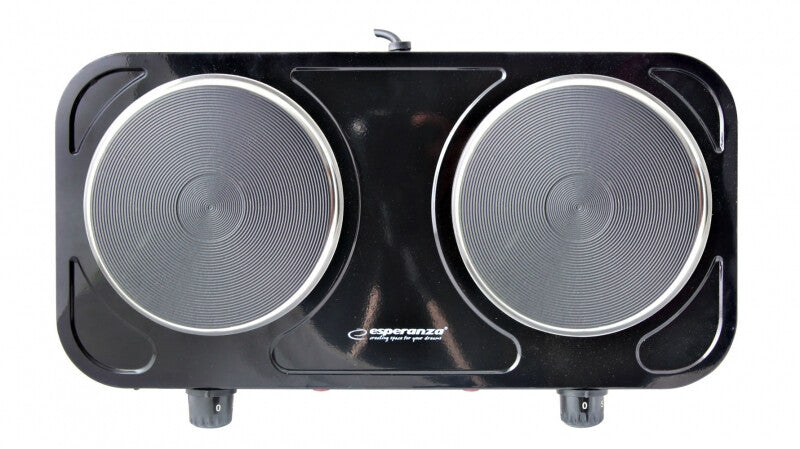 Esperanza EKH010K kogeplade Sort Bordplade 2 zone(s)