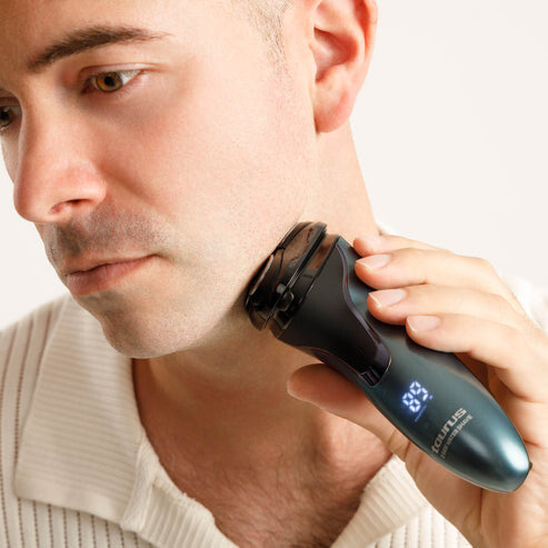 Taurus 3 SIDE WATER SHAVE Rotations shaver Trimmer Sort, Blå