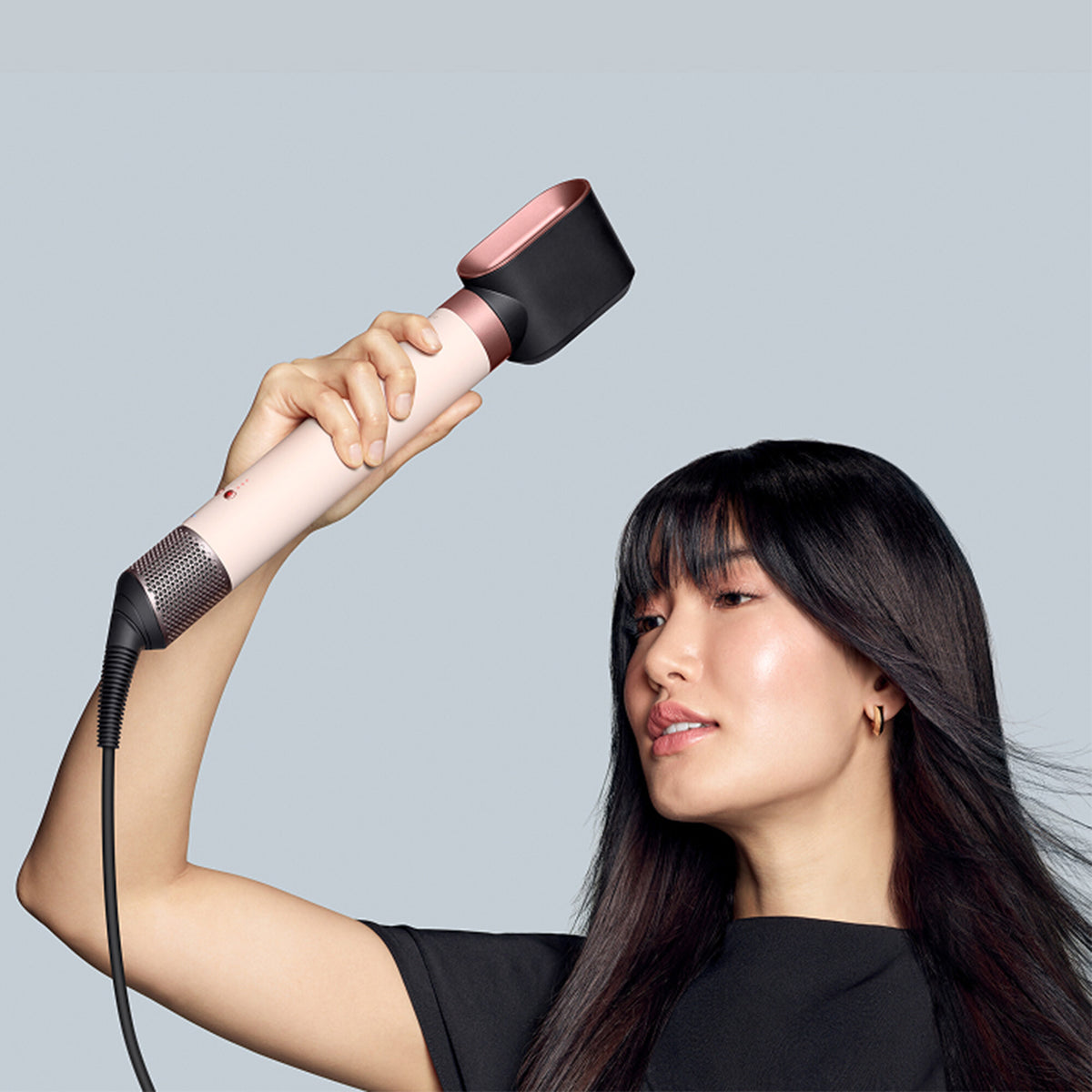 Dyson Airwrap Co-anda2x Straight + Wavy Multi-Style Complete Long Styler og Dryer HS09 Keramisk Pink/ Rose Gold EU 598757-01