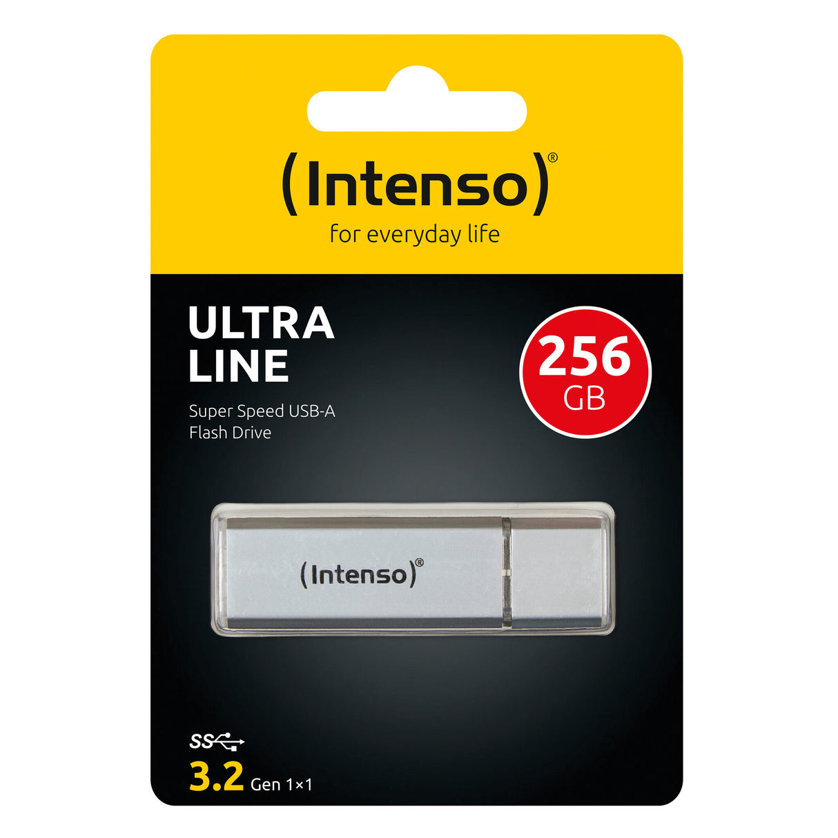 Intenso Ultra Line USB-nøgle 256 GB USB Type-A 3.2 Gen 1 (3.1 Gen 1) Sølv