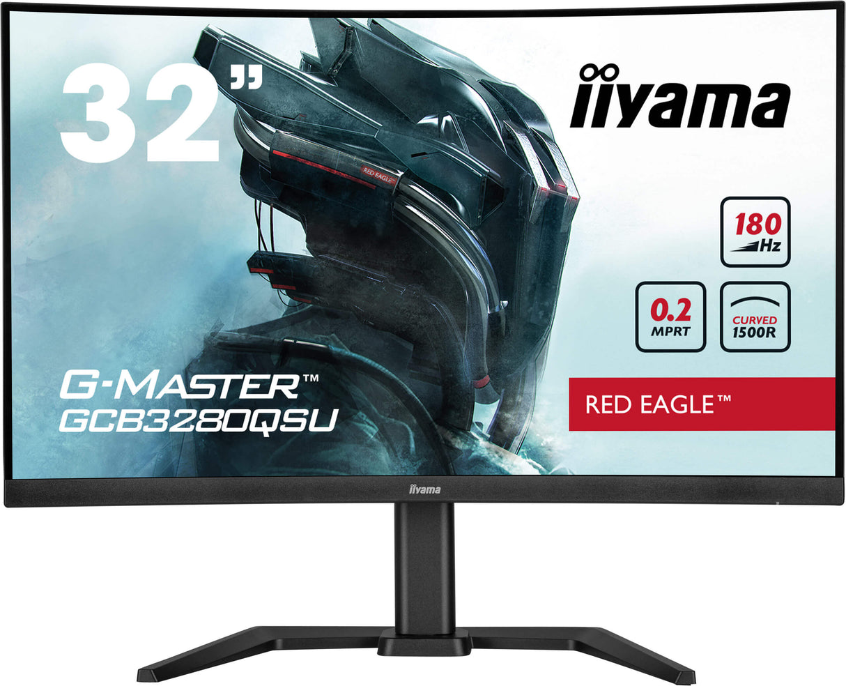 iiyama G-MASTER Red Eagle GCB3280QSU-B2 32 VA 2560 x 1440 (2K) HDMI DisplayPort 180Hz