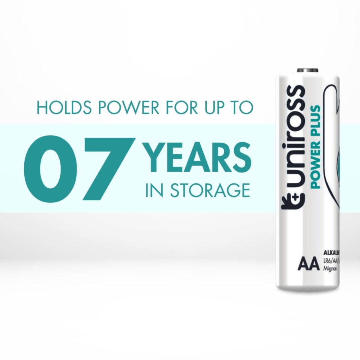 Uniross Power Plus Alkaline 24 x 10 stk. AA batterier