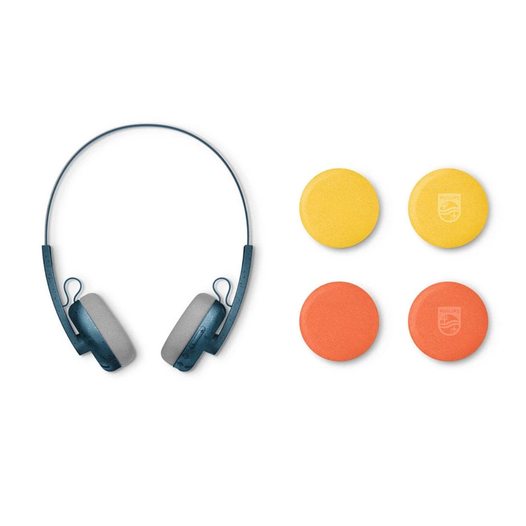 Philips TAH2000TL Retro trådløse on-ear hovedtlf. Blå/grøn