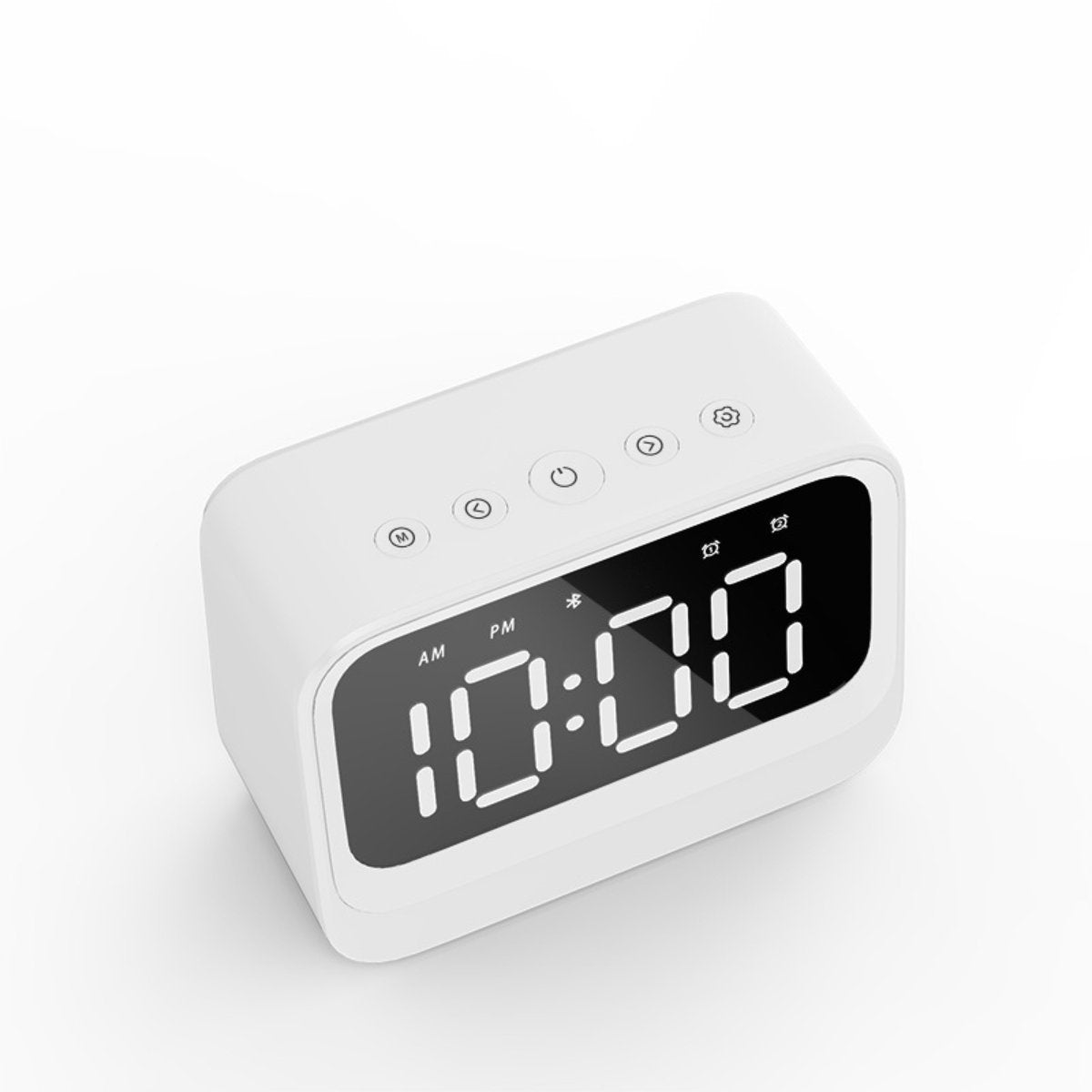 Denver EC-53W Clockradio m/bluetooth hvid