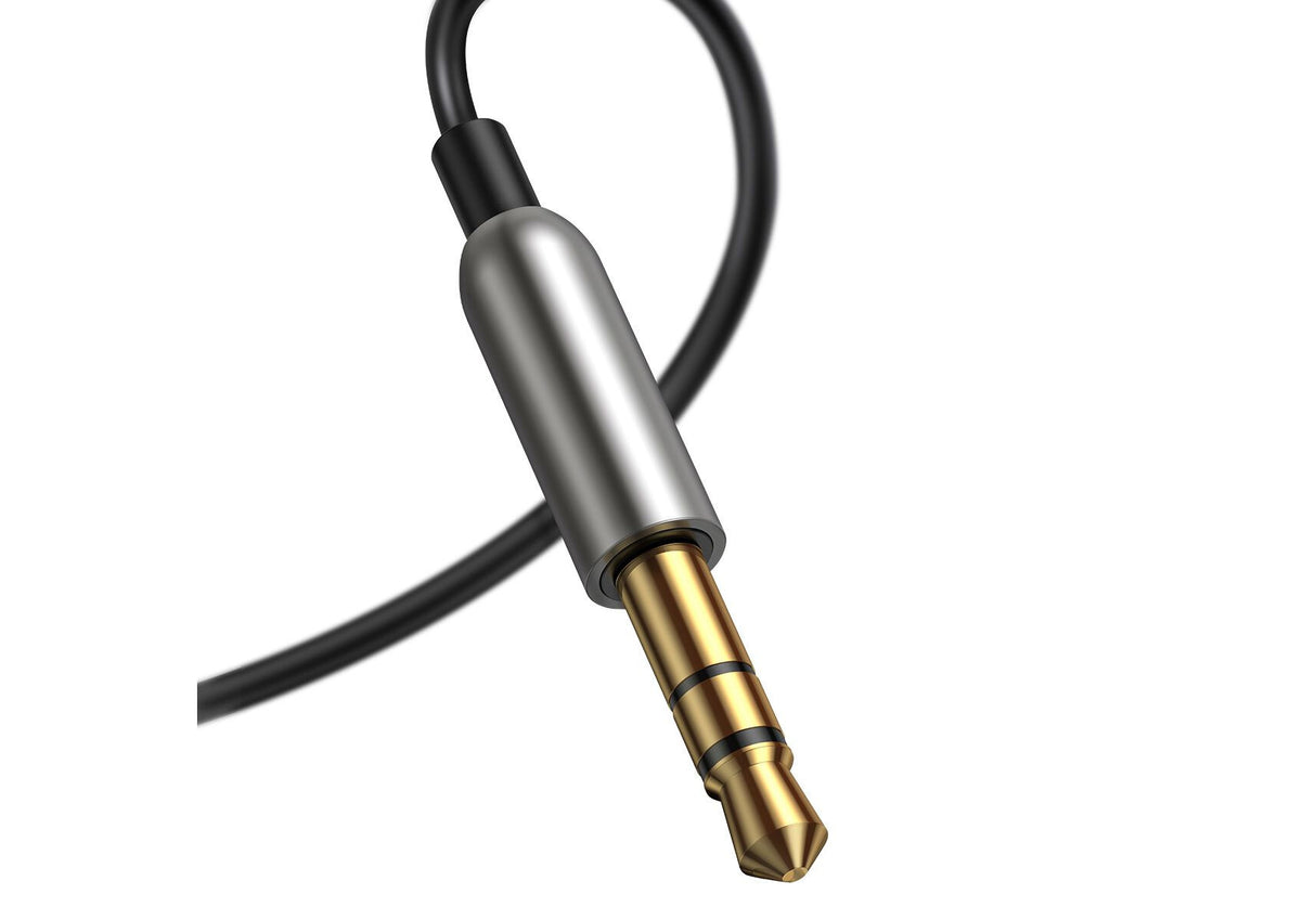 Baseus CABA01-01 lydkabel 0,5 m 3.5mm USB Type-A Sort