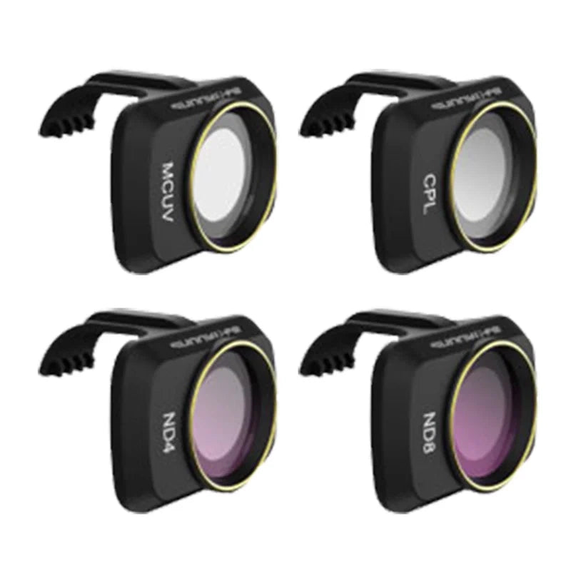 Sæt med 4 CPL ND 4/8 UV Sunnylife-filtre til DJI Mini 2 (MM-FI9257)