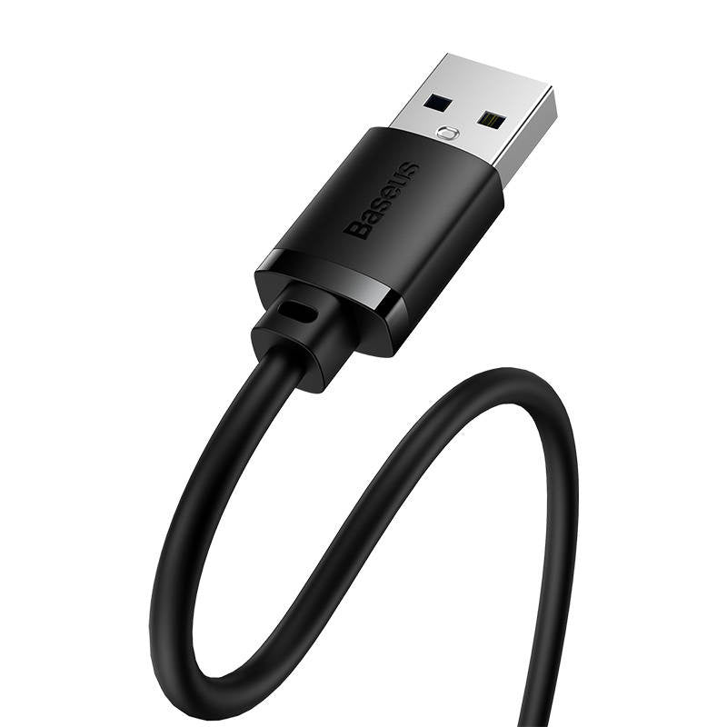 USB 3.0-udvidelseskabel Baseus mand til kvinde, AirJoy-serie, 2 m (sort)
