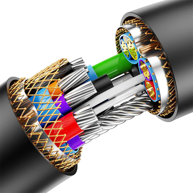 USB 3.0-udvidelseskabel Baseus mand til kvinde, AirJoy-serie, 2 m (sort)