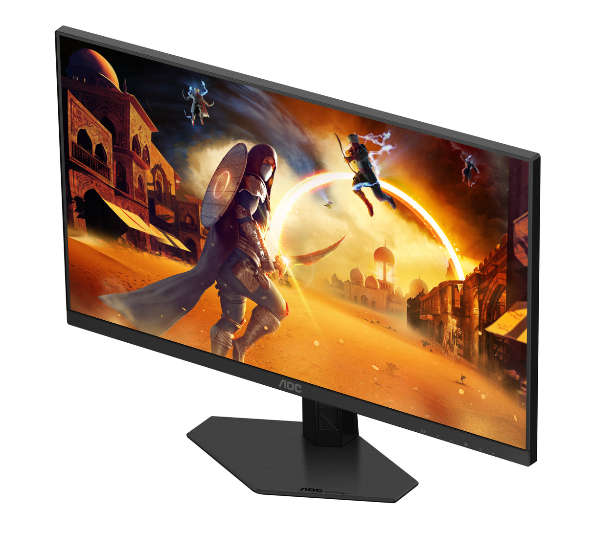 AOC G4 Q24G4RE computerskærm 60,5 cm (23.8") 2560 x 1440 pixel Quad HD LED Sort, Rød