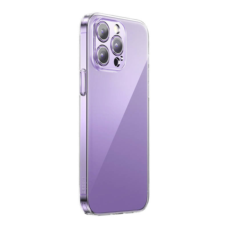 Gennemsigtigt æske og hærdet glas sæt Baseus Corning til iPhone 14 Pro Max