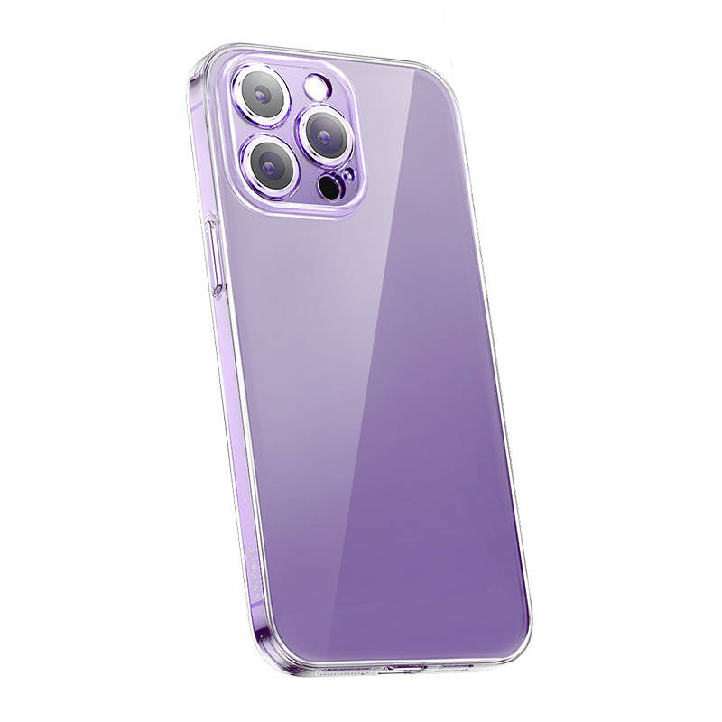 Gennemsigtigt æske og hærdet glas sæt Baseus Corning til iPhone 14 Pro Max