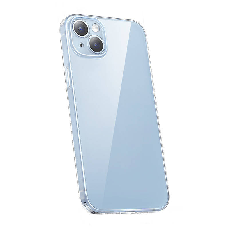 Gennemsigtigt æske og hærdet glas sæt Baseus Corning til iPhone 14 Plus