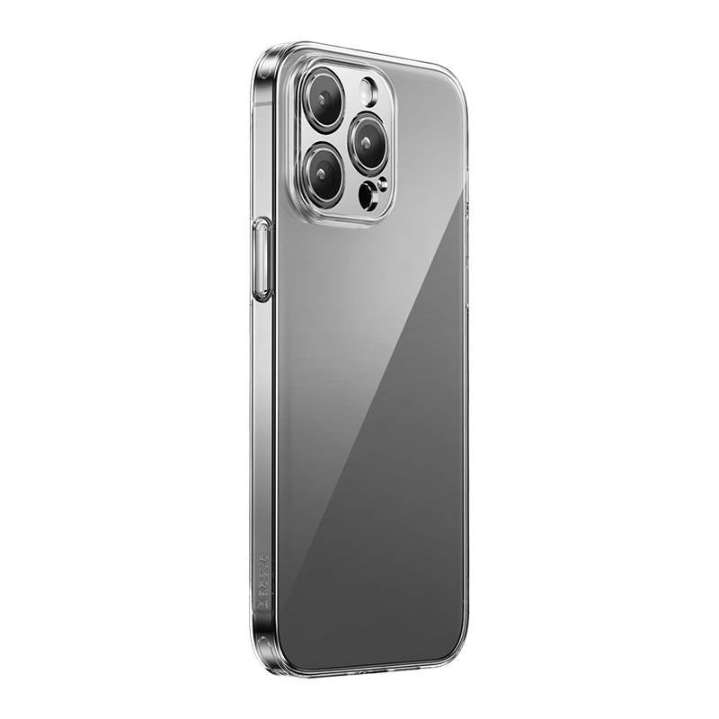 Gennemsigtigt æske og hærdet glas sæt Baseus Corning til iPhone 14 Pro