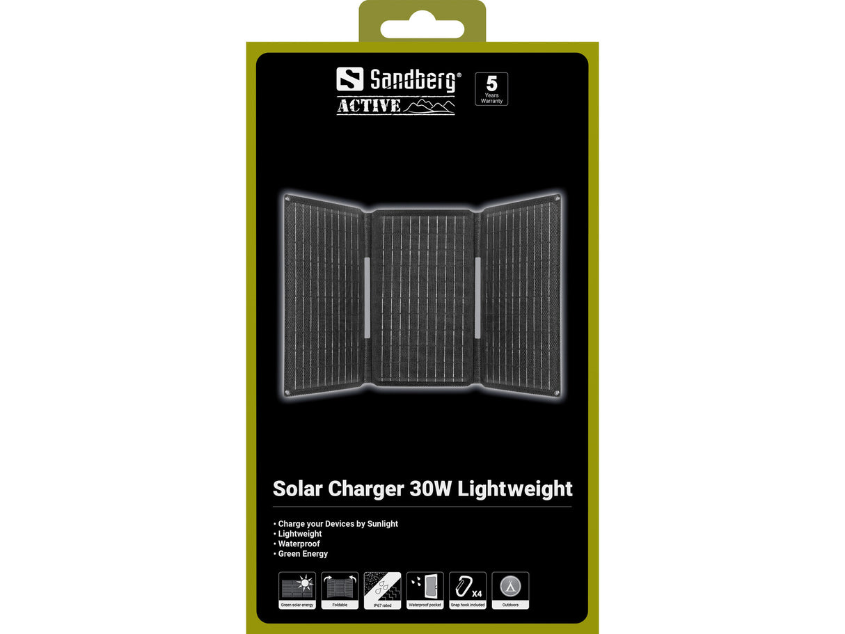 Sandberg 421-19 solpanel 30 W Monokrystallinsk silicium