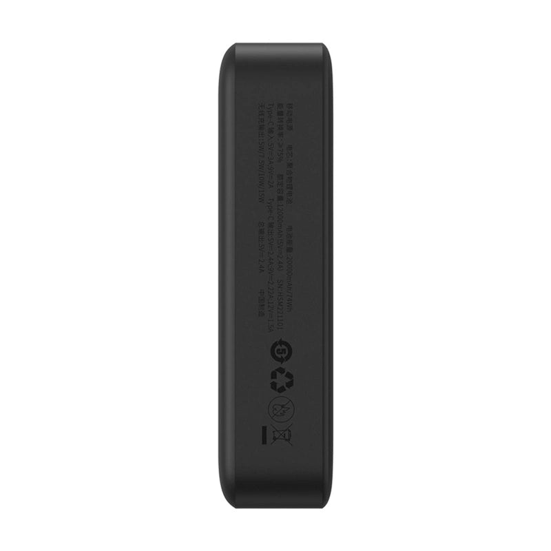 Powerbank Baseus Magnetic Mini 20000mAh, USB-C 20W MagSafe (sort)