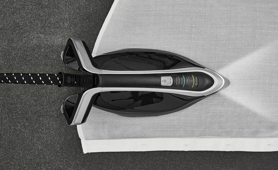 Tefal Pro Express Vision GV9821 3000 W 1,2 L Durilium AirGlide Autoclean soleplate Sort, Sølv