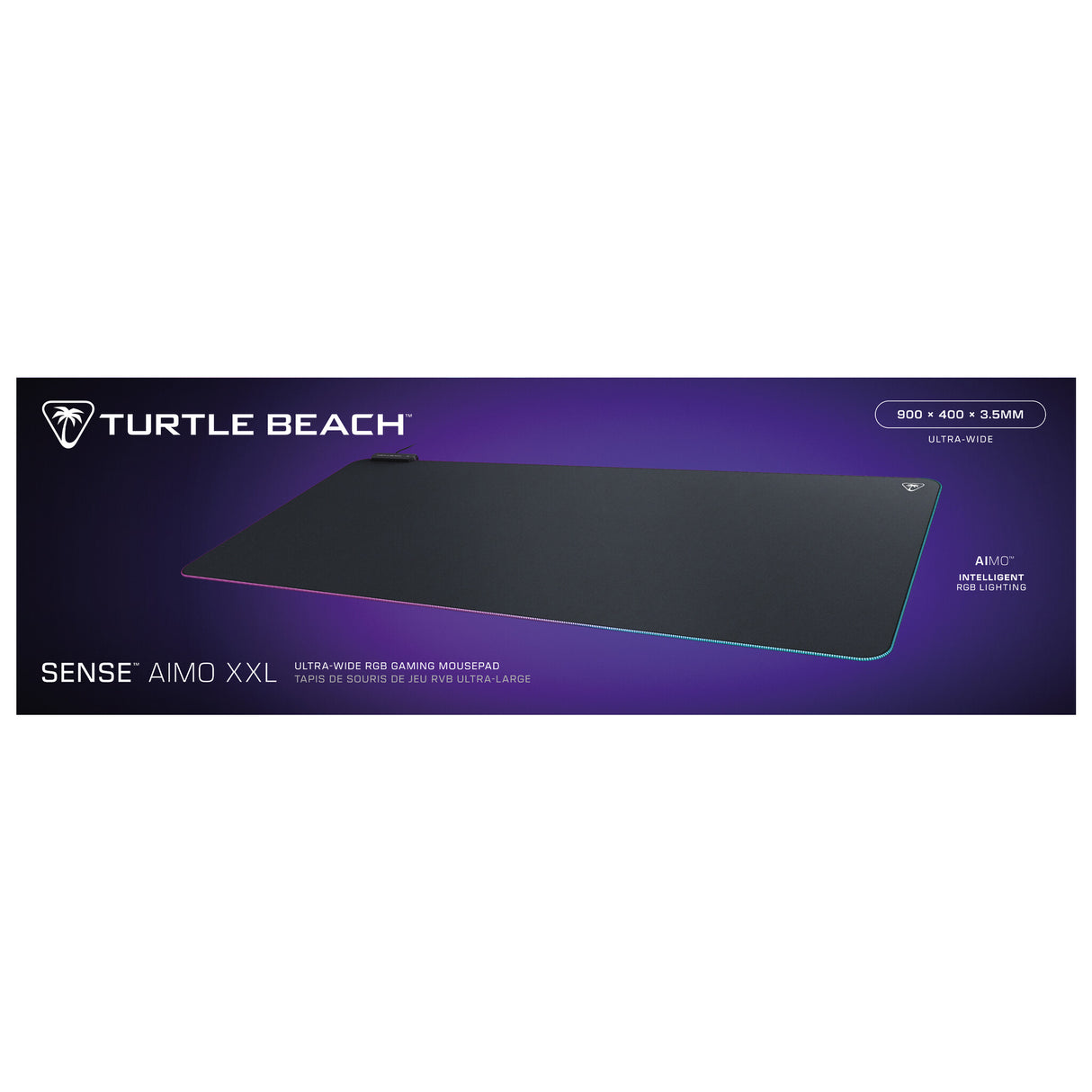 Turtle Beach Sense AIMO Gaming musemåtte Sort