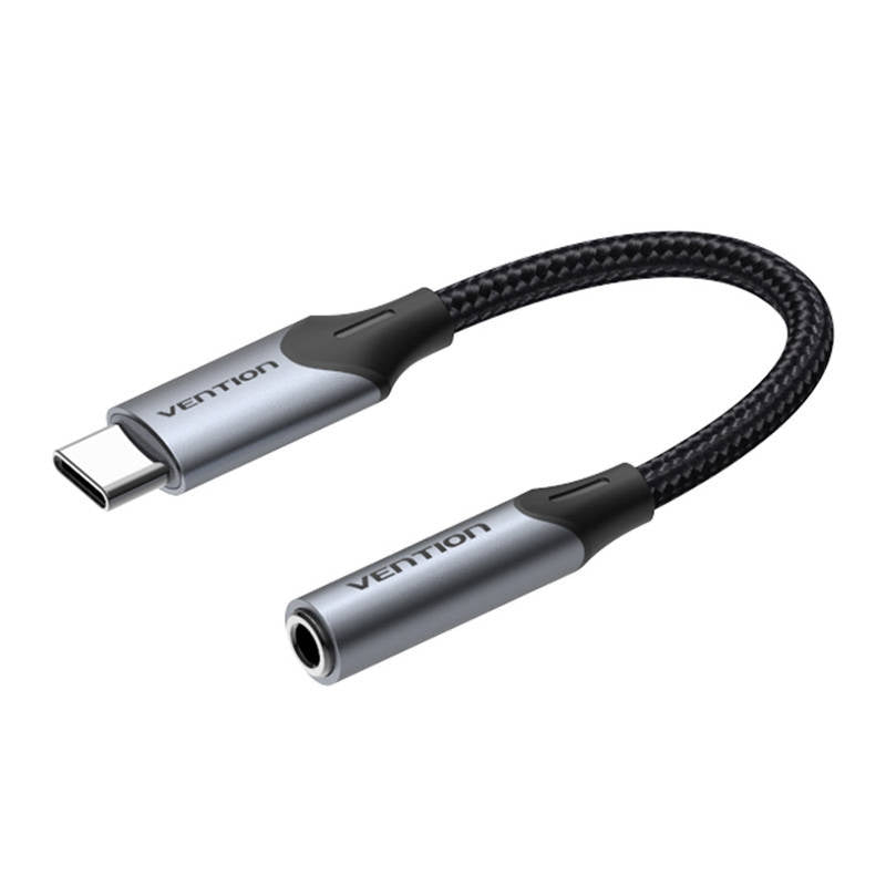 Adapter audio USB-C mand til 3,5 mm jack kvindelig Vention BGJHA 0,1 m