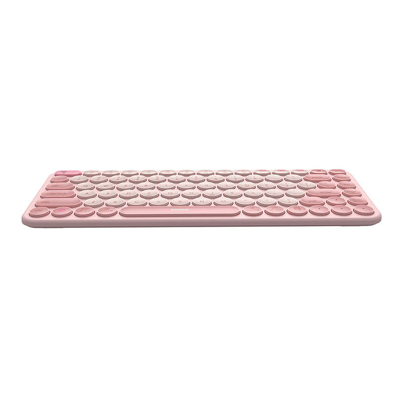 Baseus K01A Trådløs Tri-Mode Keyboard Baby Pink