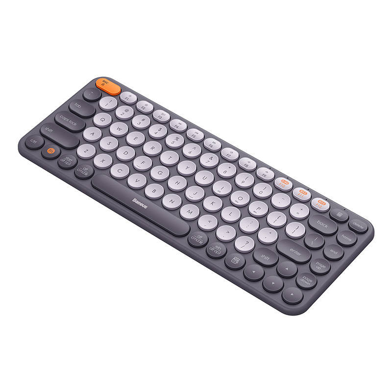 Baseus K01A Trådløst tri-mode Keyboard Frosted Gray