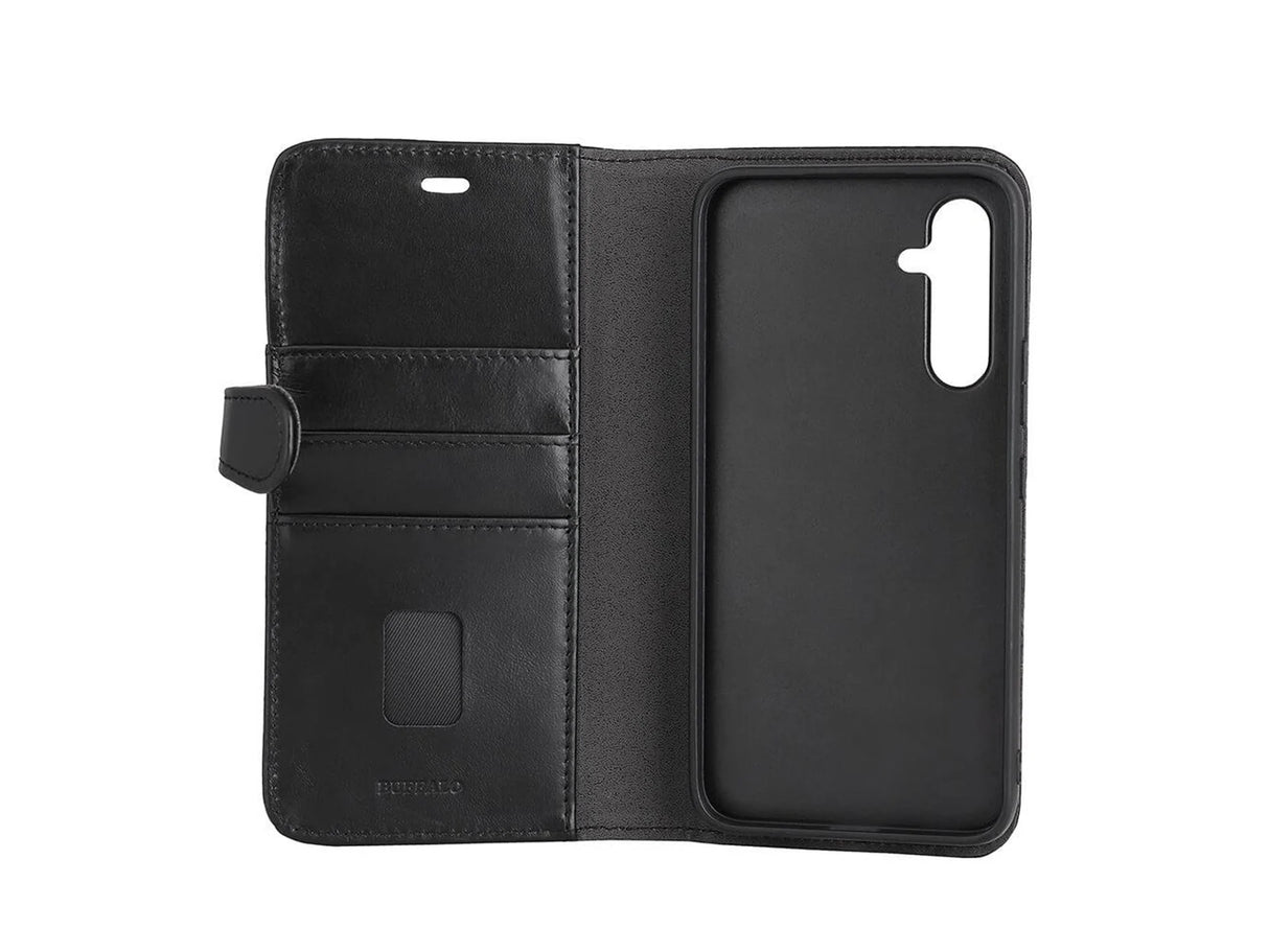 Buffalo Wallet Case Leather 2-in-1 Black - Samsung A35 5G