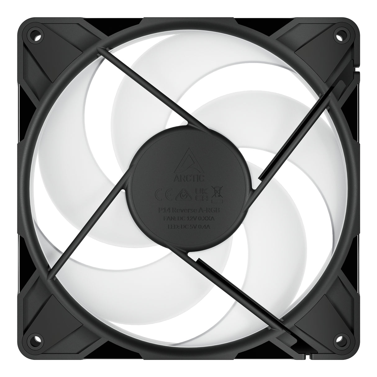 Arctic P14 Pro Reverse A-RGB Fan 1-pack Sort 140 mm