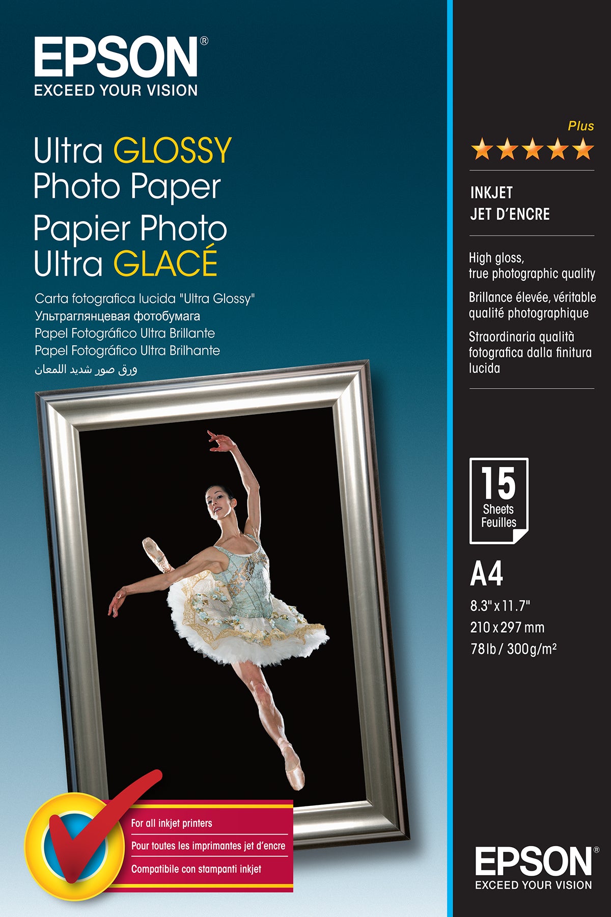 Epson Ultra Glossy Photo Paper A4 Glans
