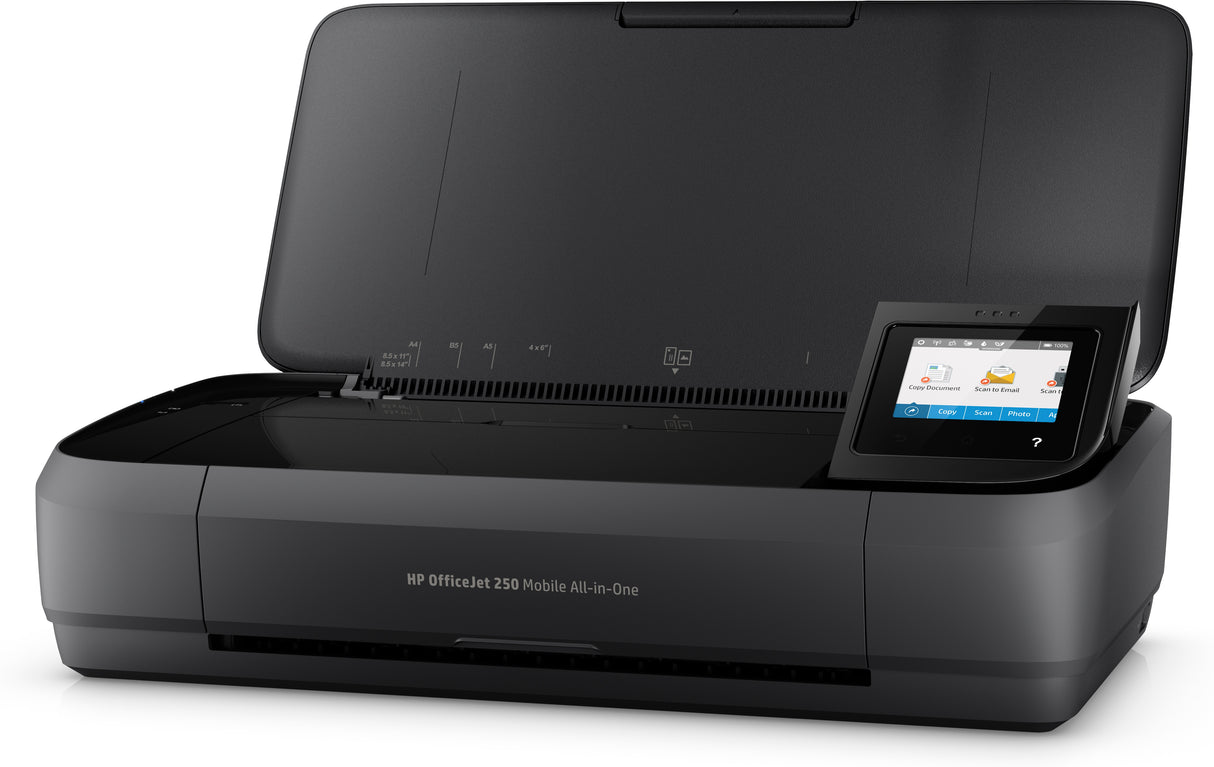 HP OfficeJet Mobile 250 Trådløst All-in-One Farve Printer, Kopimaskine, scanner