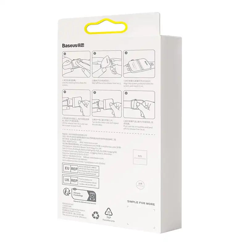 Baseus 40 mm beskyttelsesfolie til AP Watch 4/5/6/SE/SE 2, klar