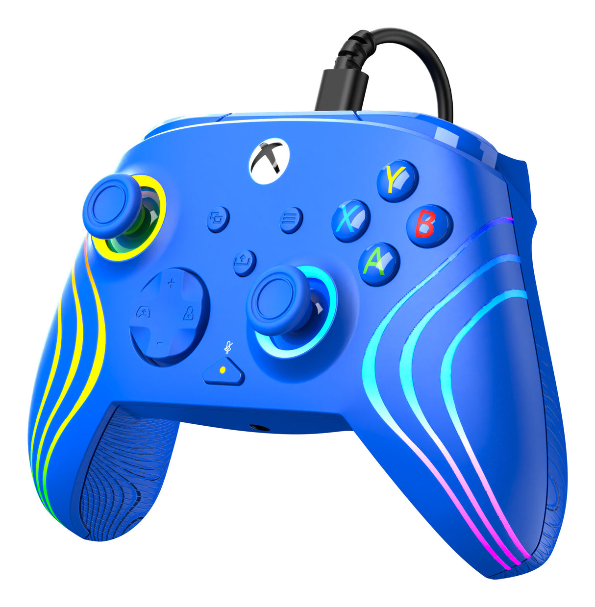 Turtle Beach Afterglow Wave Blå USB Gamepad PC, Xbox, Xbox One, Xbox Series S, Xbox Series X