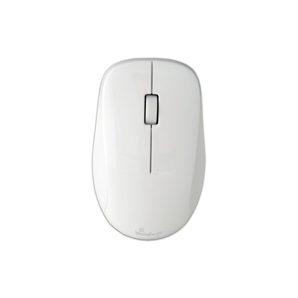 MediaRange MROS106 tastatur Mus inkluderet Hjem RF trådløst QWERTZ Tysk Sølv, Hvid