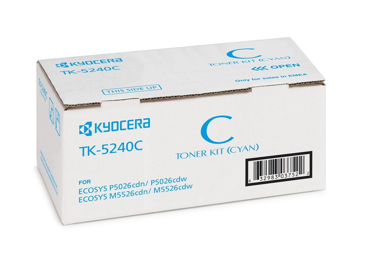KYOCERA TK-5240C tonerpatron 1 stk Original Blå