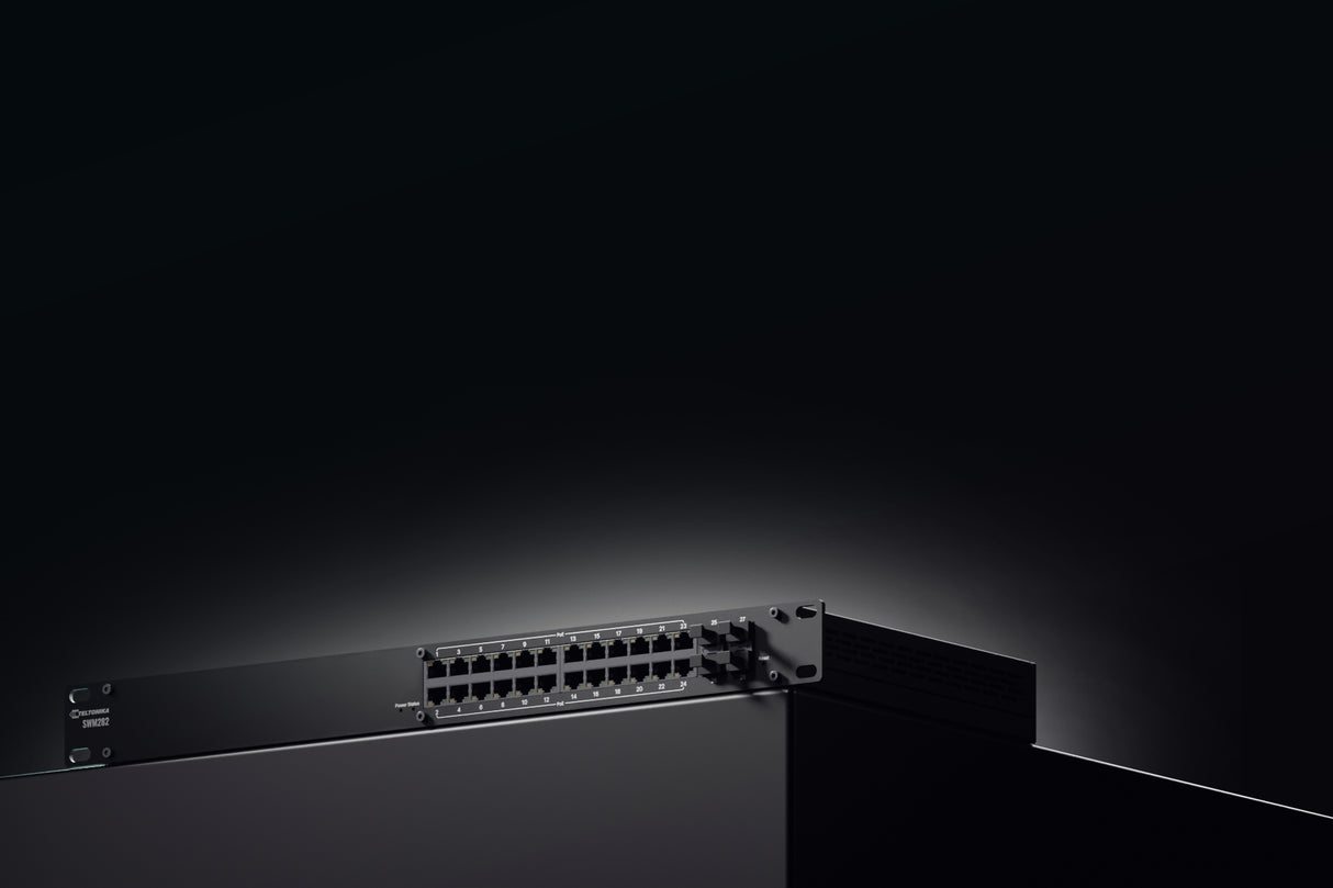 Teltonika SWM282 Administreret L2+ Gigabit Ethernet (10/100/1000) Strøm over Ethernet (PoE) Sort