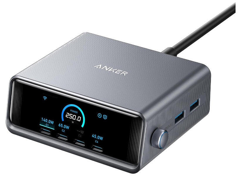 Anker Prime GaN Universel Sort Hurtig opladning Indendørs