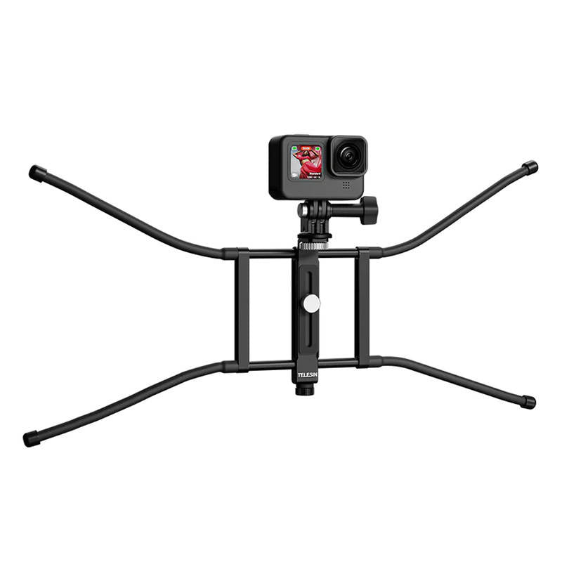 TELESIN TE-FM-001 universel hegnstøbe til sportskameraer/telefoner