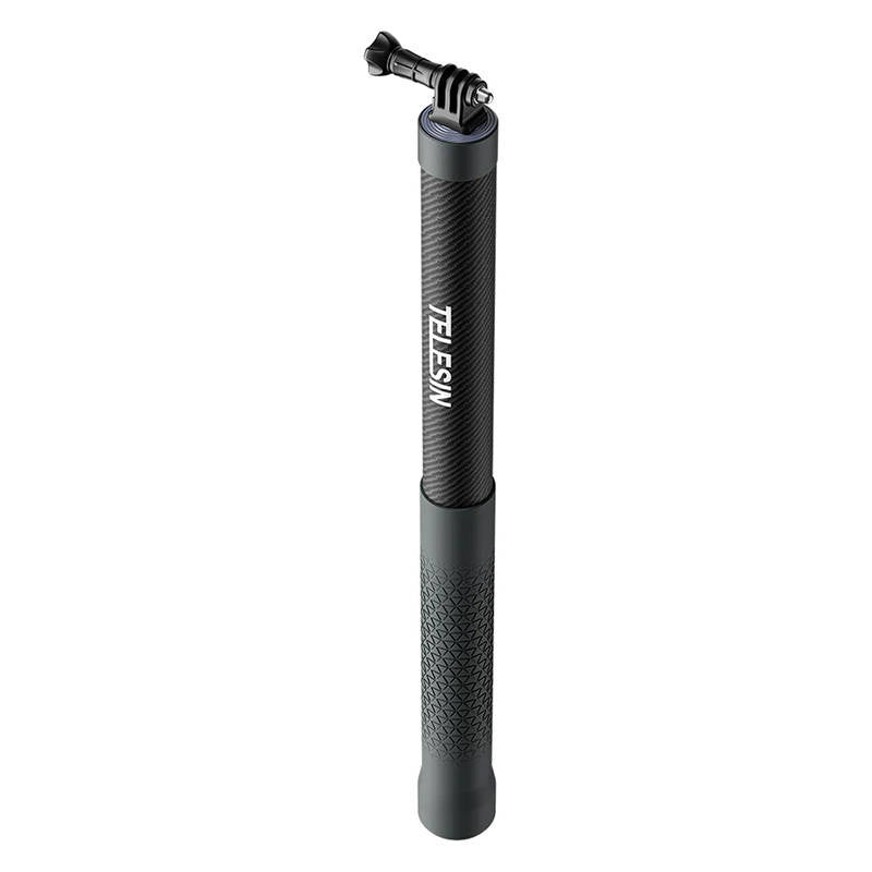 Carbon fiber selfie stick med 3m længde Telesin til kameraer GP-MNP-300-3