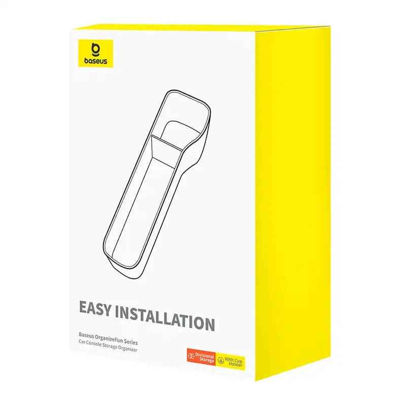 Bil opbevaringsbokse Baseus OrganizeFun (brun)