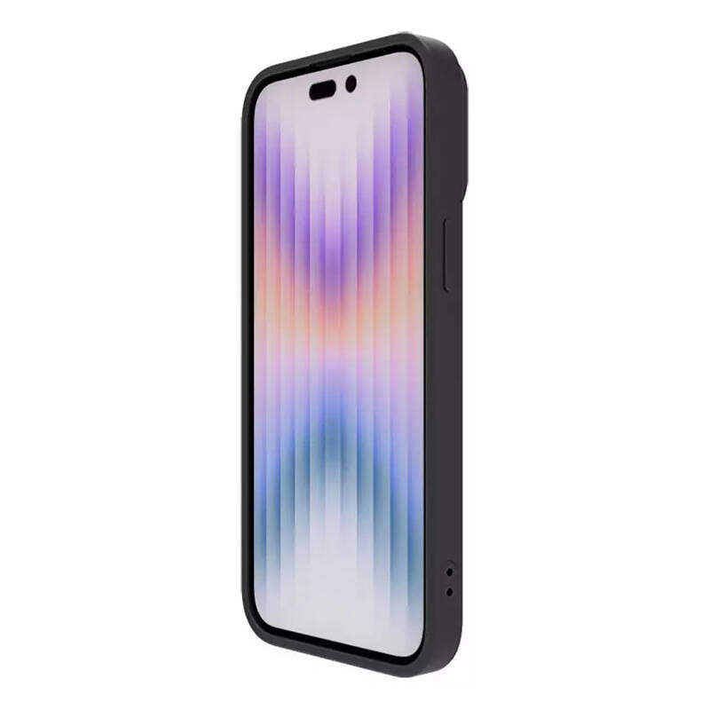 Nillkin CamShield Silky Silicone Case til iPhone 15 Pro (klassisk sort))